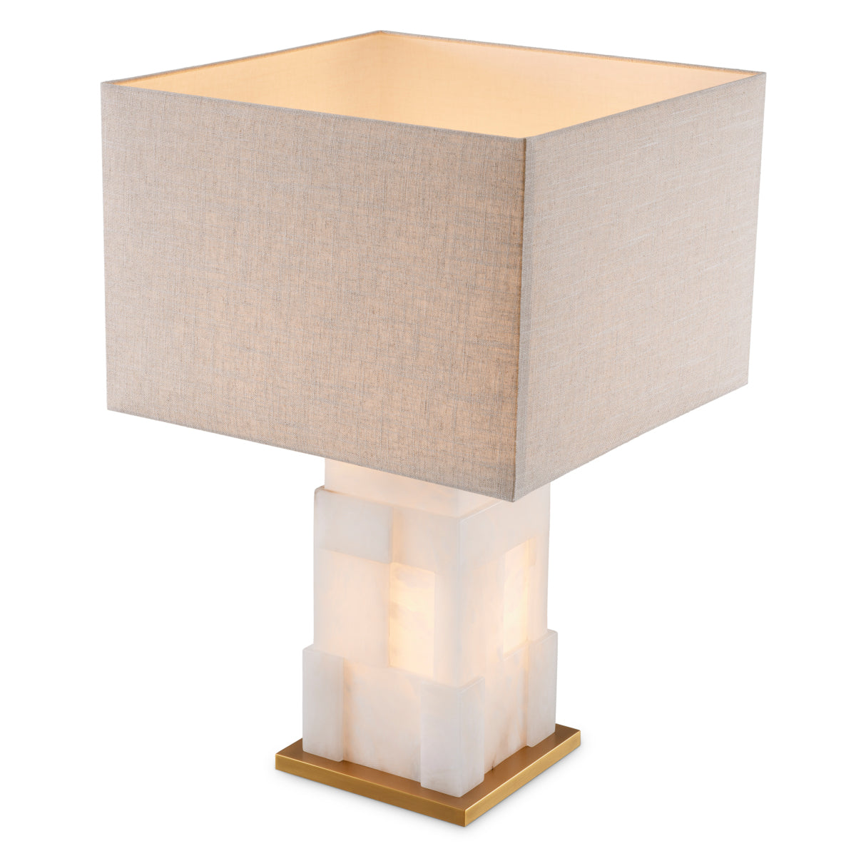 Alabaster Base Table Lamp Fabiano | Eichholtz Miami