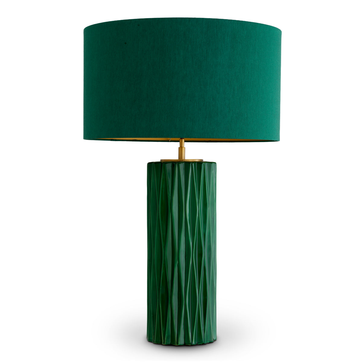 Green Ceramic Table Lamp Amarello | Eichholtz Miami