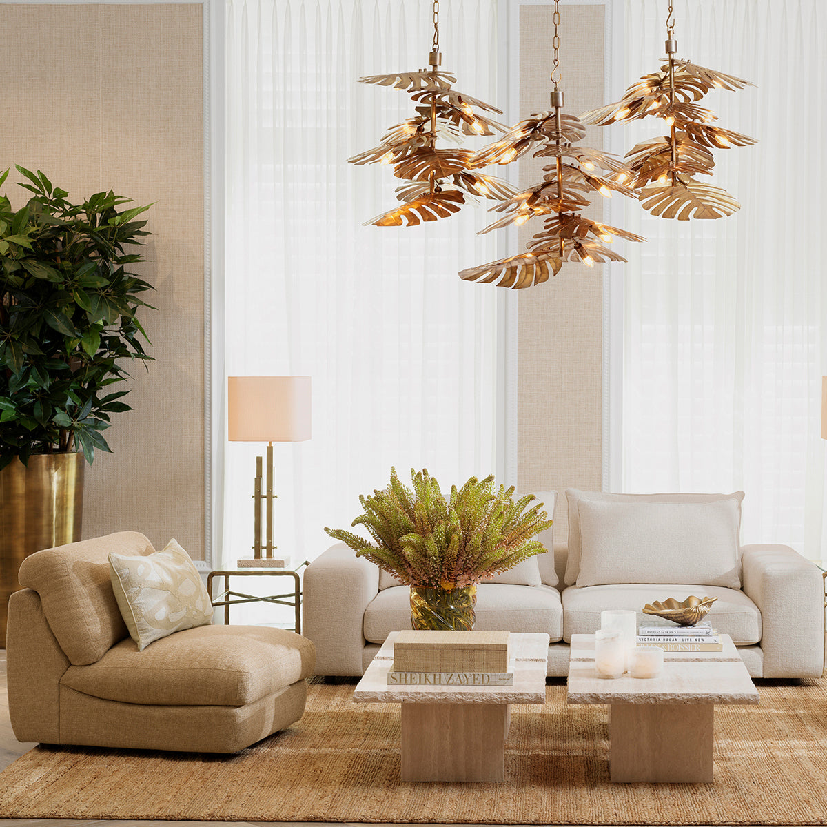 Rectangular Pattern Cushion Saphira | Eichholtz Miami