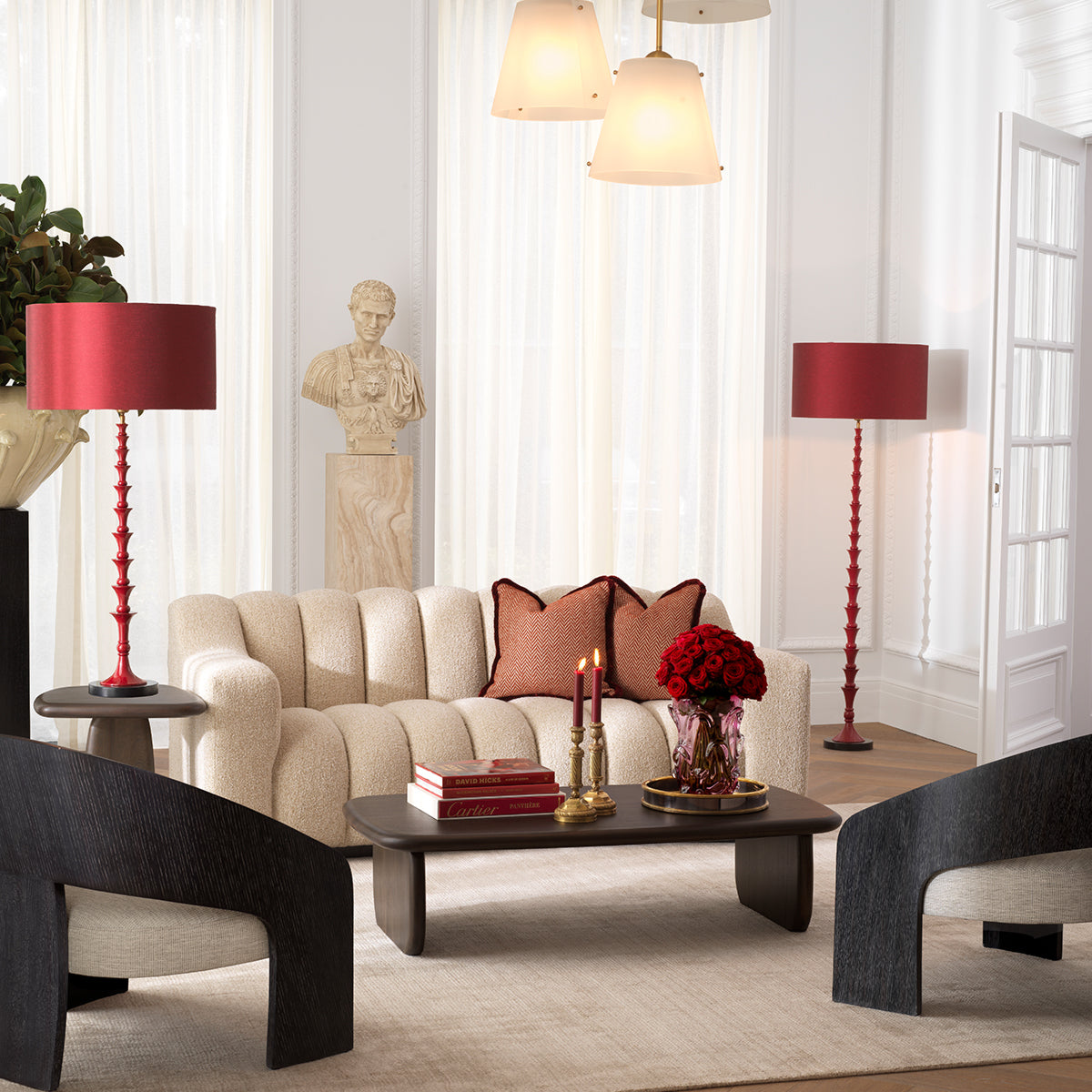 Granite Base Floor Lamp Arabella | Eichholtz Miami