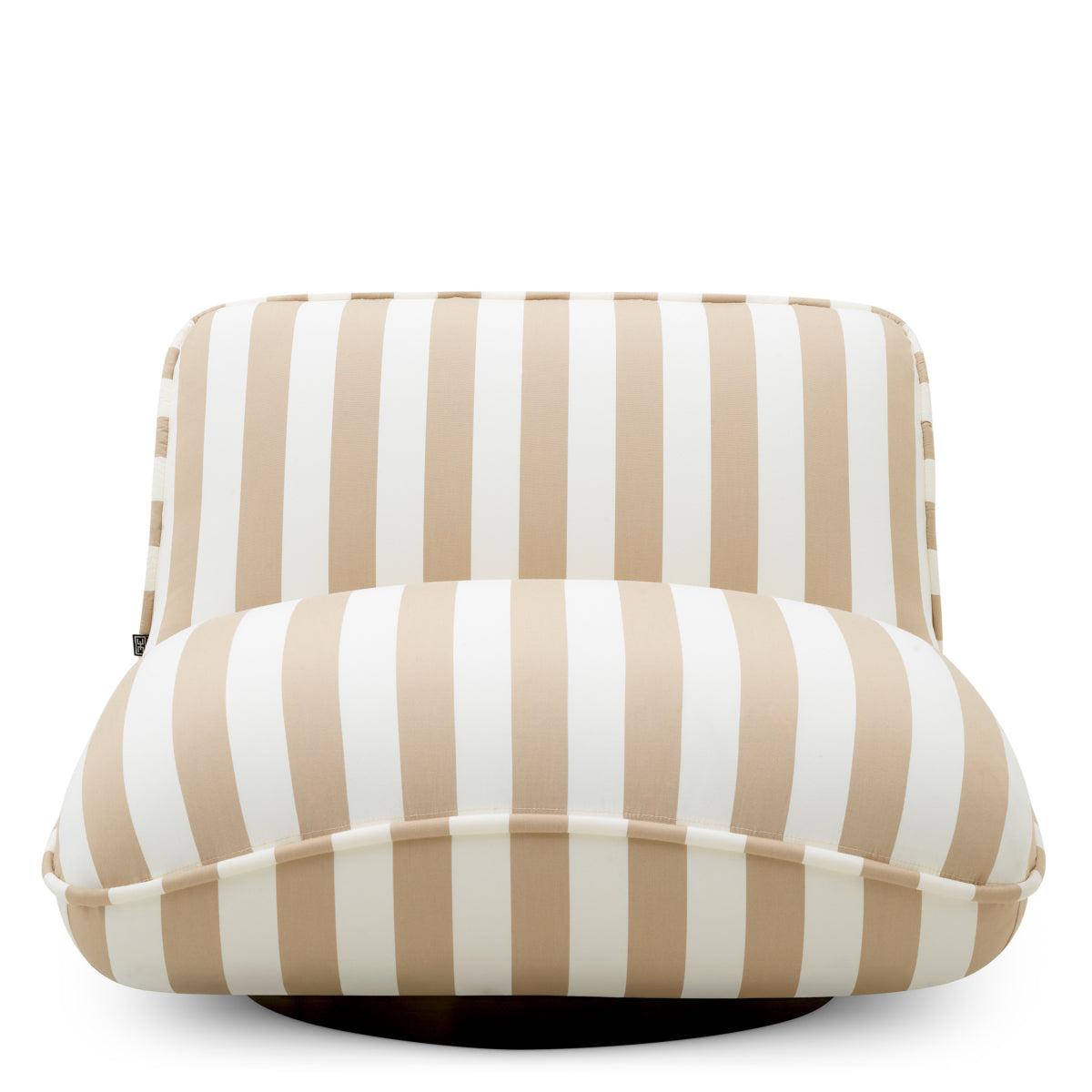 Beige Stripe Outdoor Chair Relax | Eichholtz Miami