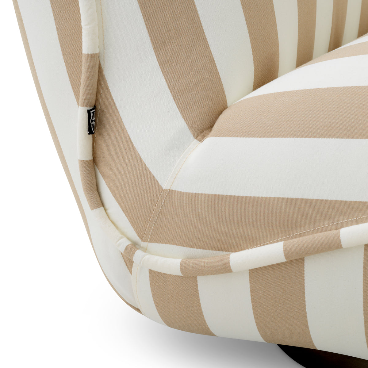 Beige Stripe Outdoor Chair Relax | Eichholtz Miami