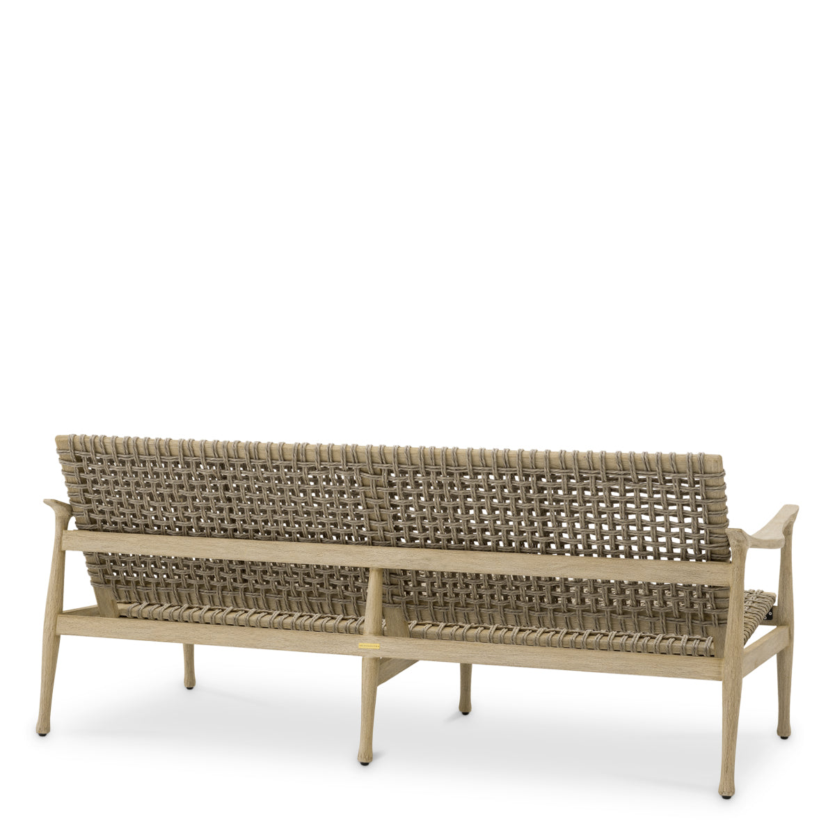 Aged Teak Outdoor Sofa Manzo | Eichholtz Miami