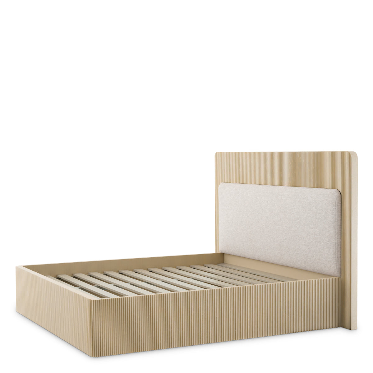 Washed Oak Bed Frame Dimitrios | Eichholtz Miami
