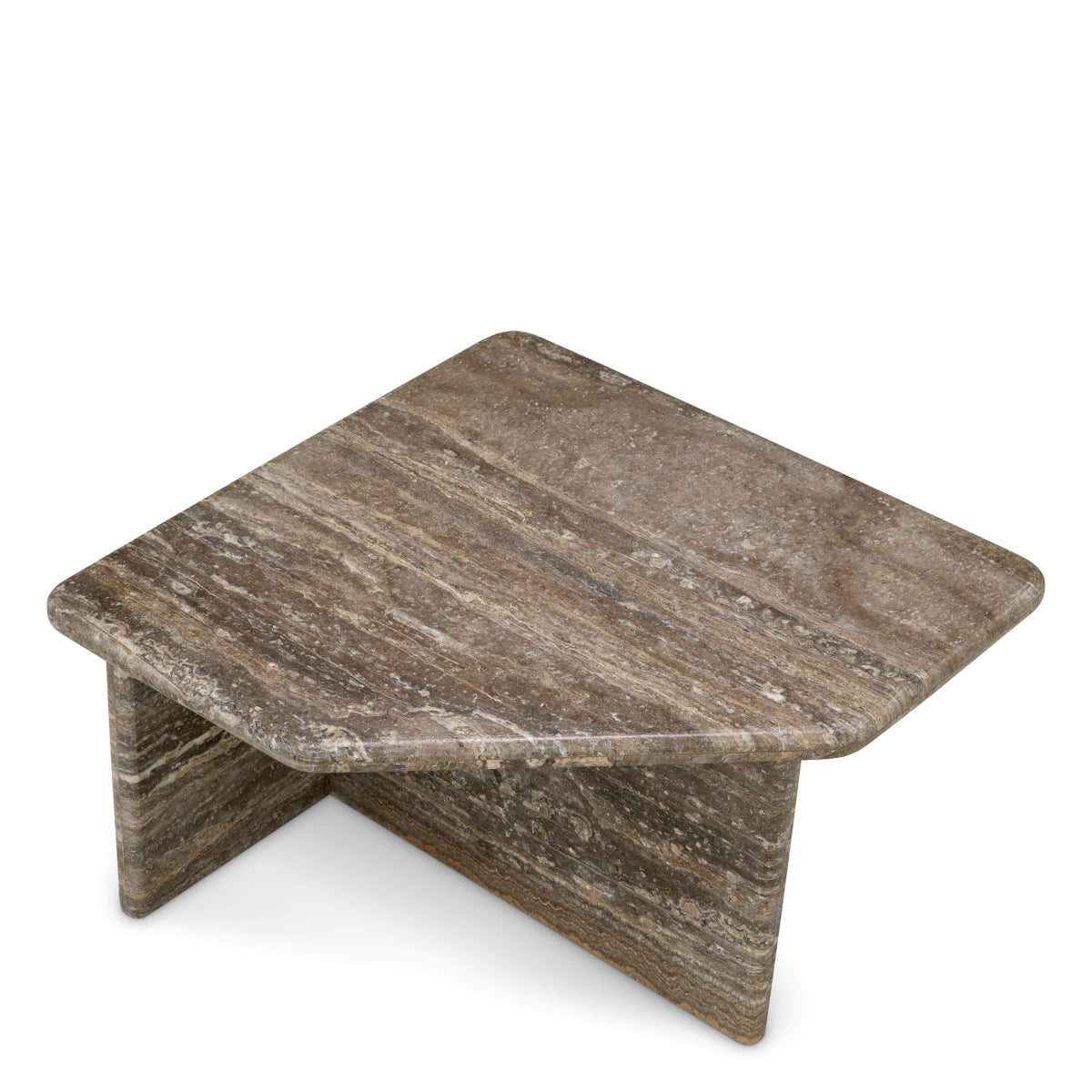 Silver Travertine Coffee Table Ciro | Eichholtz Miami