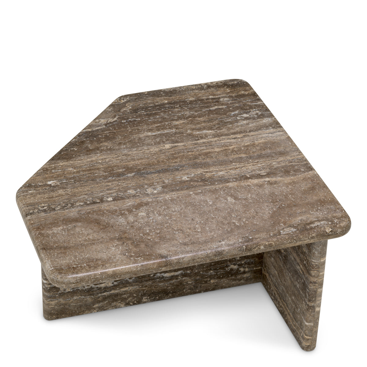Silver Travertine Coffee Table Ciro | Eichholtz Miami