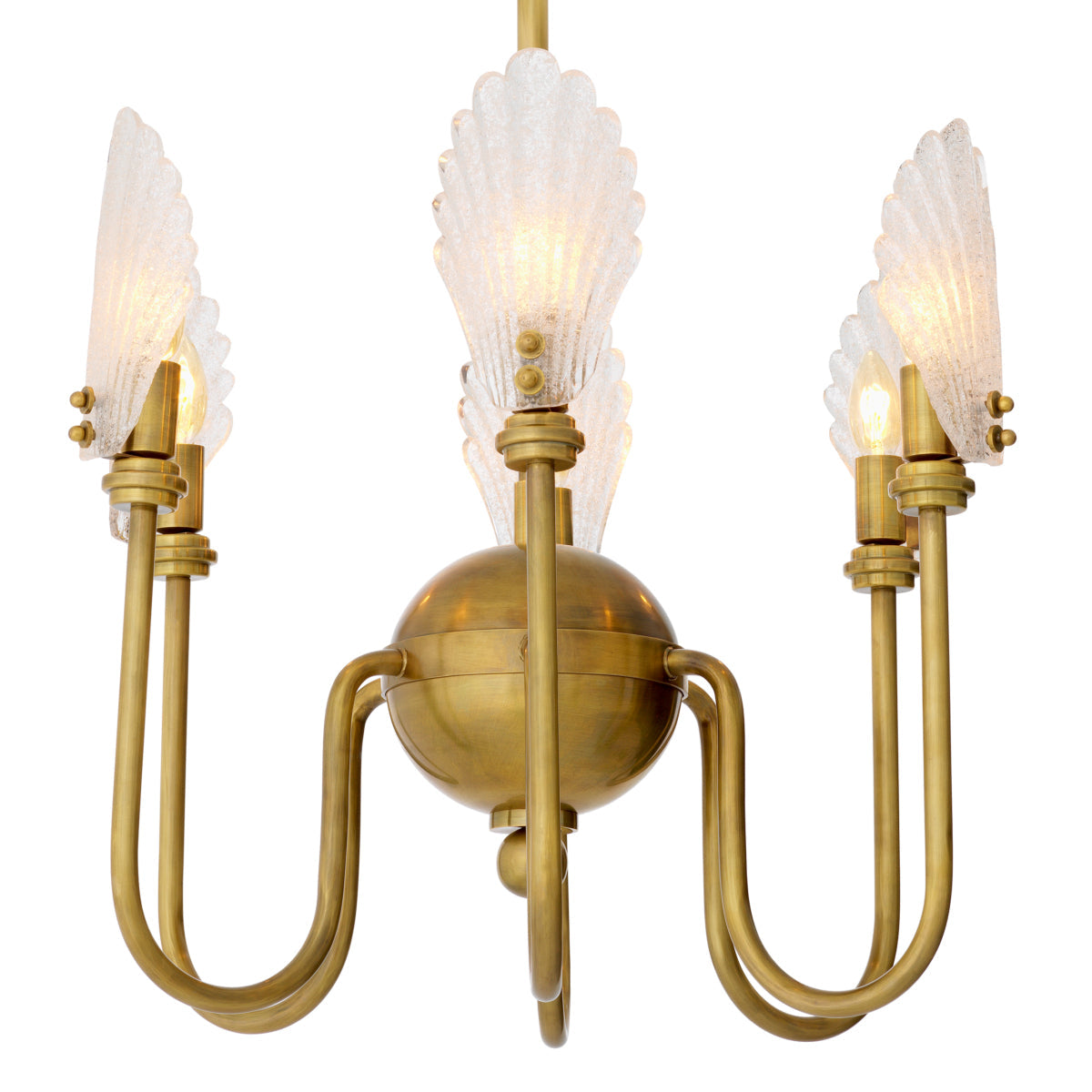 Gold Modern Chandelier Isabelle | Eichholtz Miami