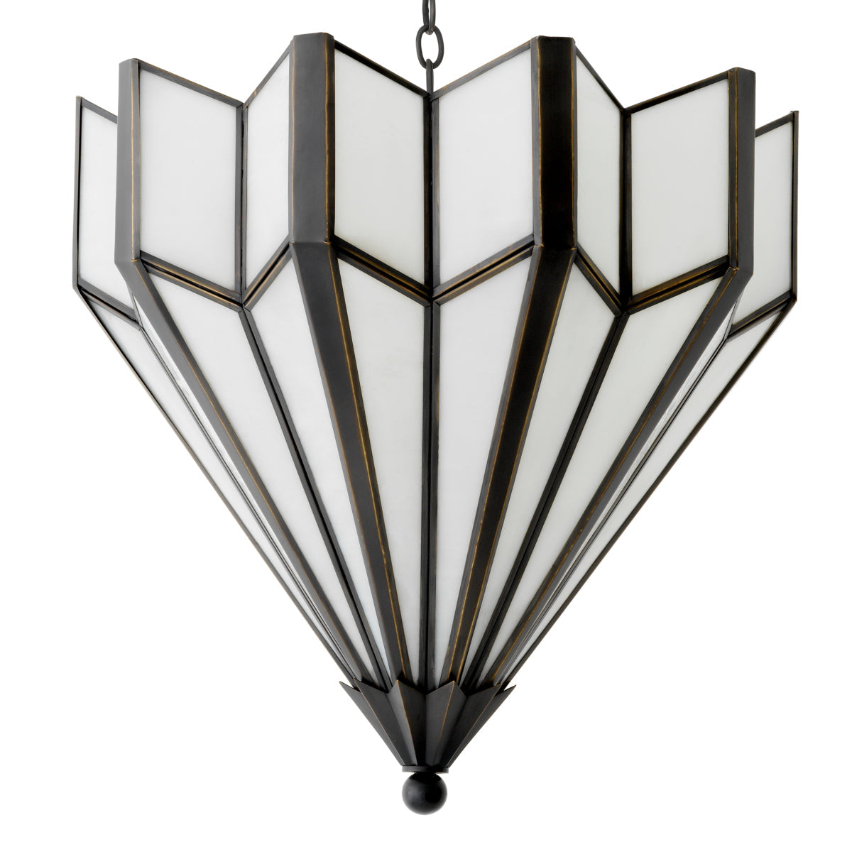 Bronze Geometric Chandelier Victory | Eichholtz Miami