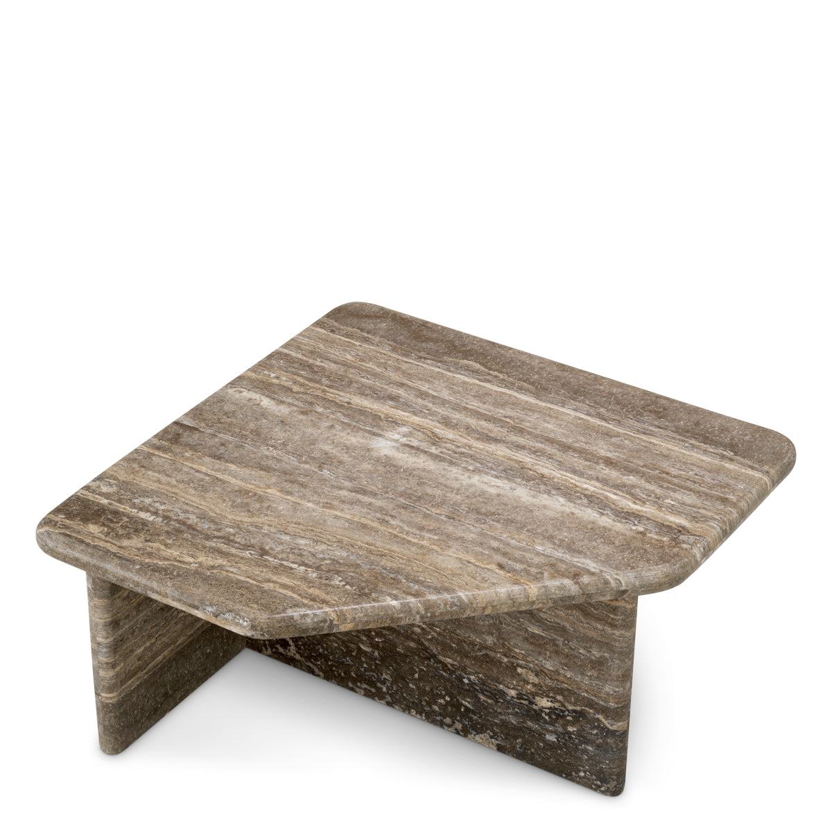 Silver Travertine Coffee Table Ciro | Eichholtz Miami