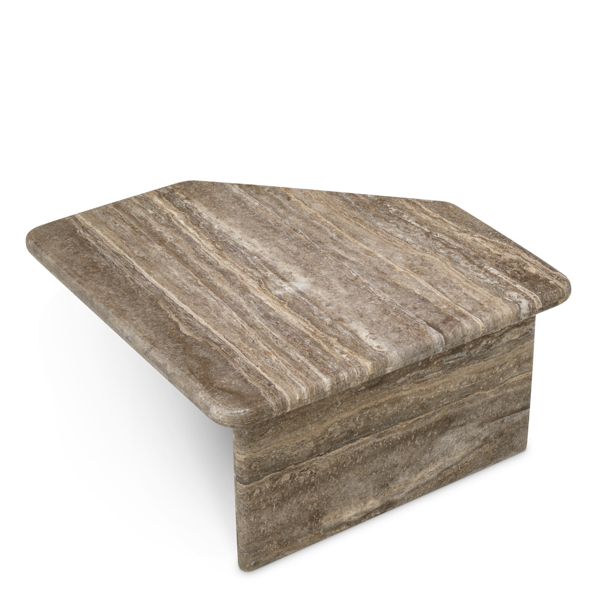 Silver Travertine Coffee Table Ciro | Eichholtz Miami