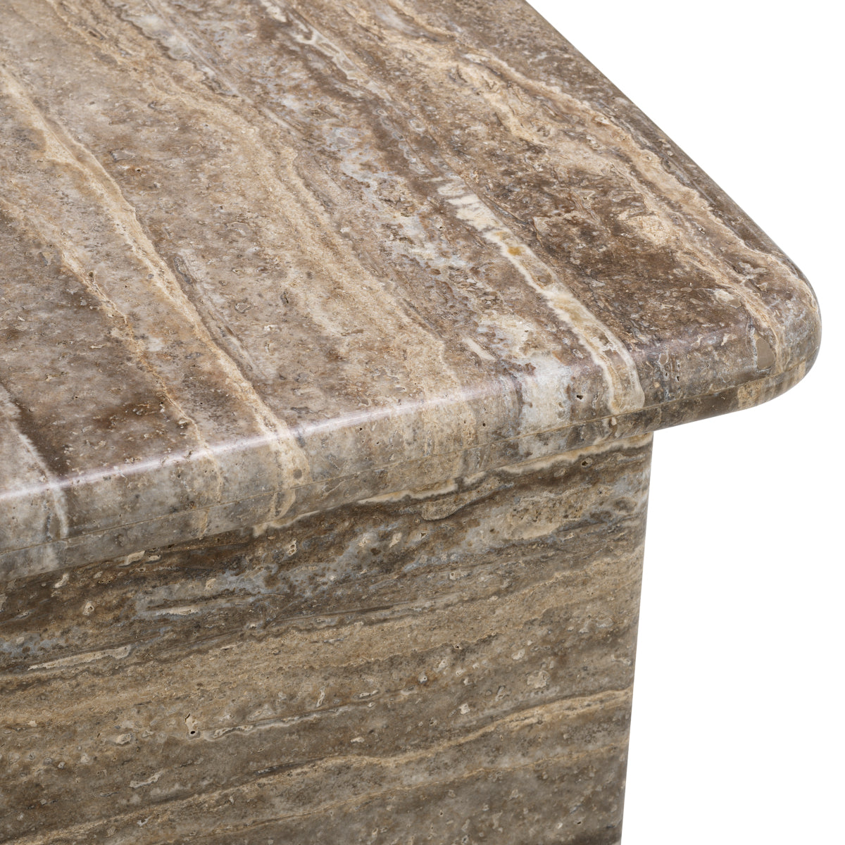 Silver Travertine Coffee Table Ciro | Eichholtz Miami
