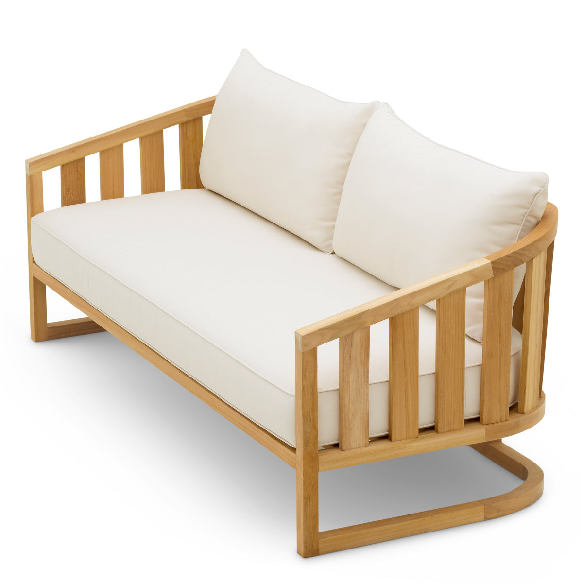 Natural Teak Outdoor Sofa Aruba | Eichholtz Miami