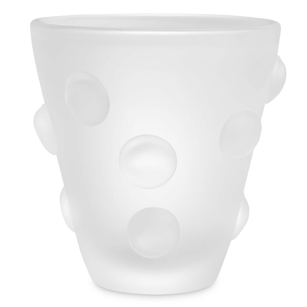 Frosted White Vase Evander | Eichholtz Miami