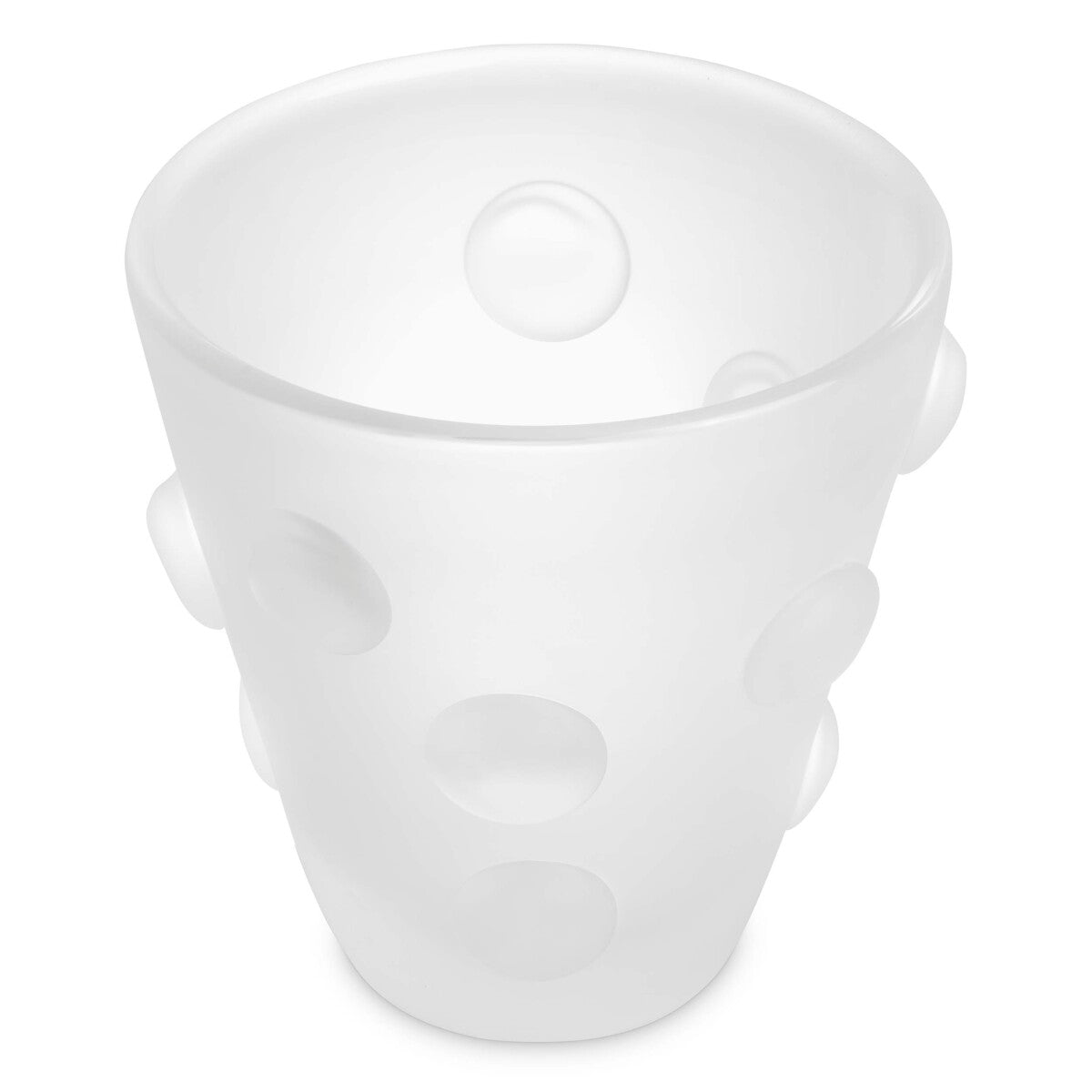 Frosted White Vase Evander | Eichholtz Miami