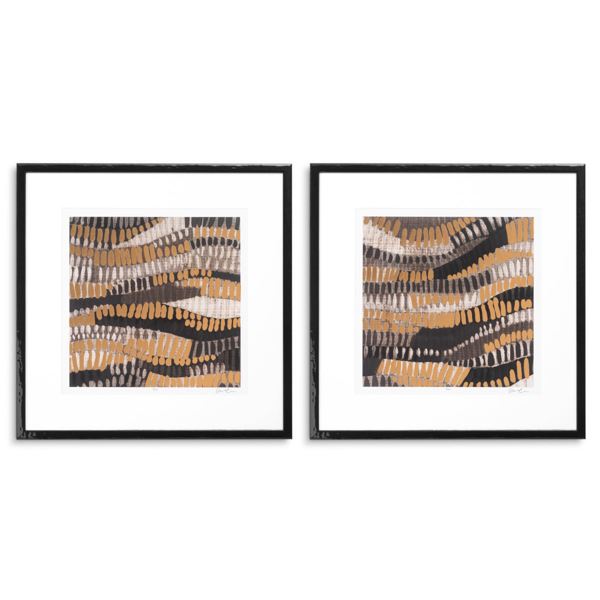 Metallic Undulation Prints (2) | Eichholtz Miami