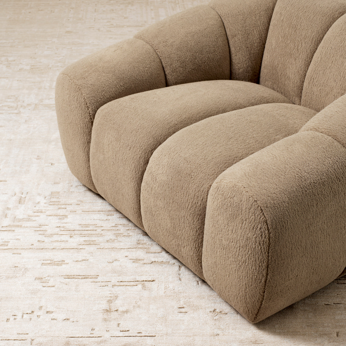 Beige-Gray Handwoven Carpet Featherstone | Eichholtz Miami