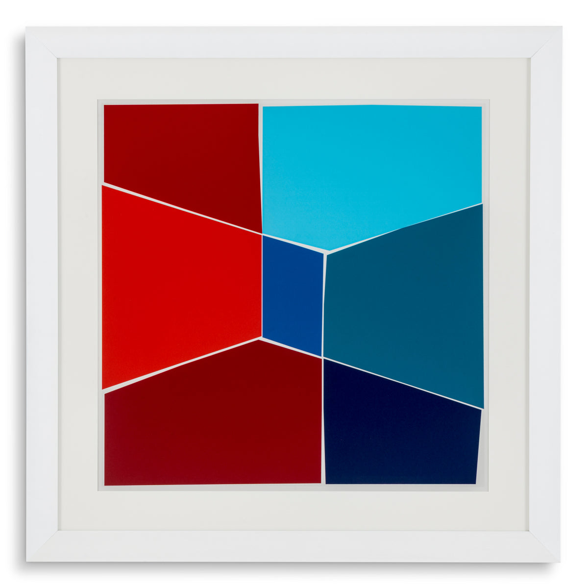 Geometric Print Silkscreen from Boissière II by Henri Boissière | Eichholtz Miami