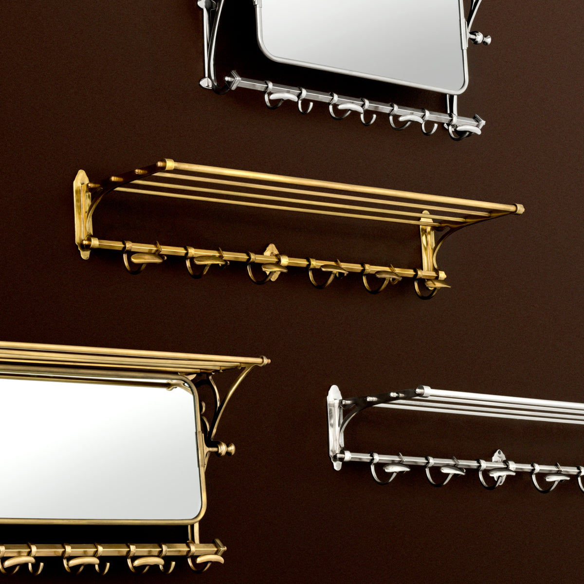 Antique Brass Coatrack Arini | Eichholtz Miami