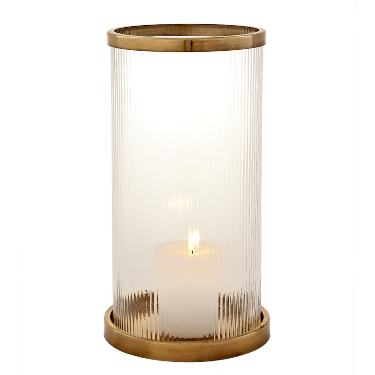 Ribbed Glass Hurricane Harrington | Eichholtz Miami