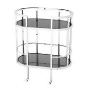 Smoked Glass 2-Layer Trolley Townhouse | Eichholtz Miami