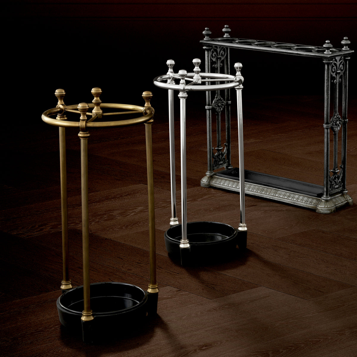 Brass Metal Umbrella Stand Artman | Eichholtz Miami