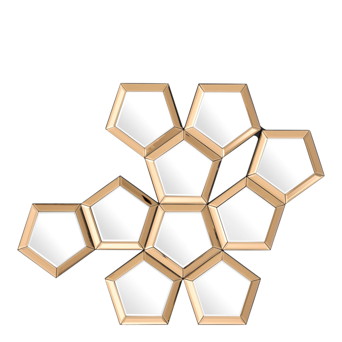 Pentagonal Cluster Mirror Cheyenne | Eichholtz Miami