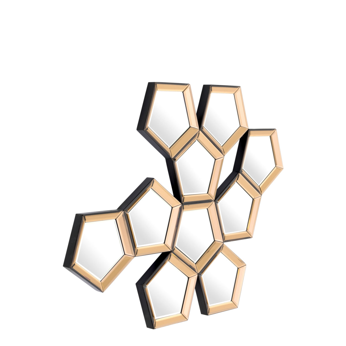 Pentagonal Cluster Mirror Cheyenne | Eichholtz Miami