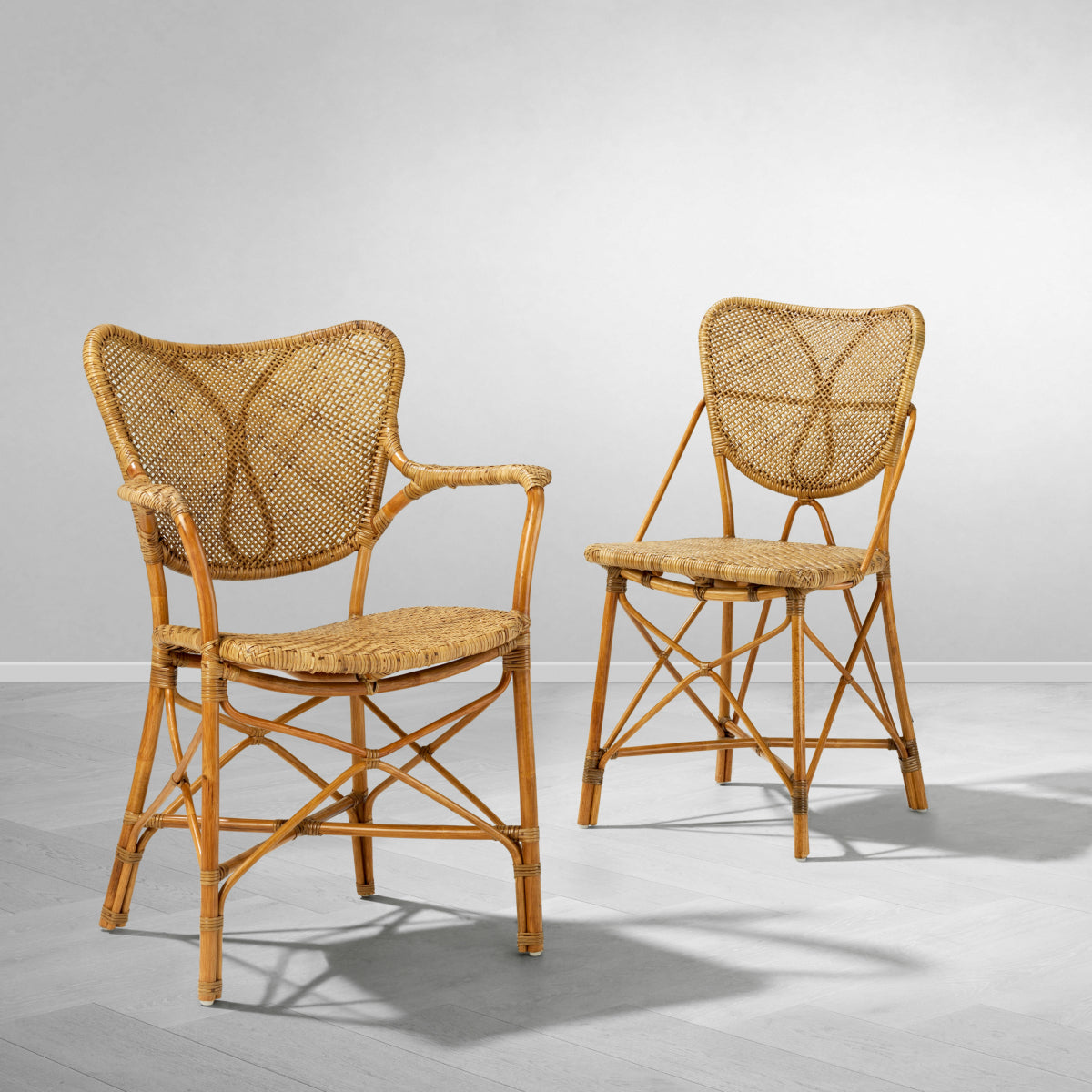 Handwoven Rattan Dining Armchair Colony | Eichholtz California
