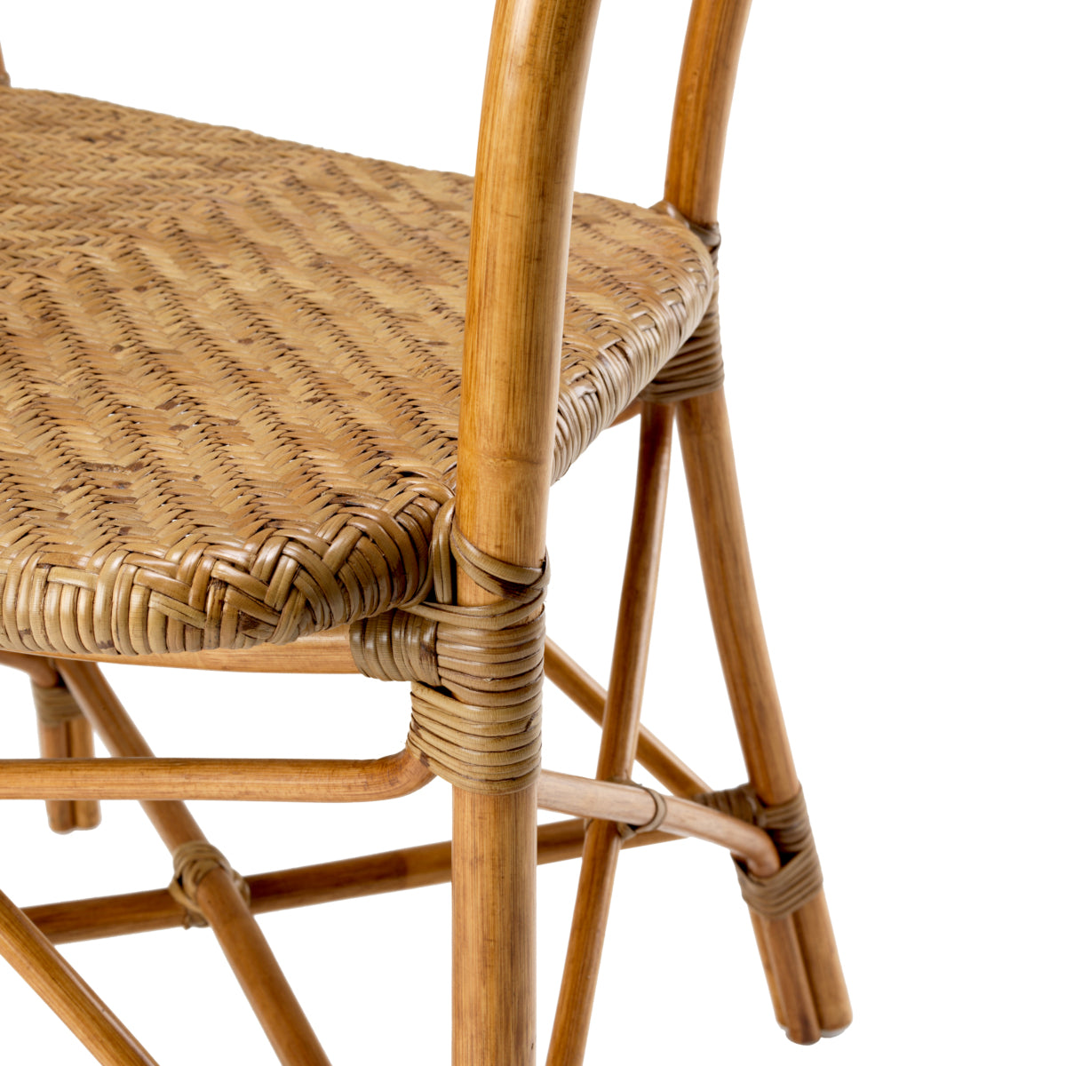 Handwoven Rattan Dining Armchair Colony | Eichholtz California