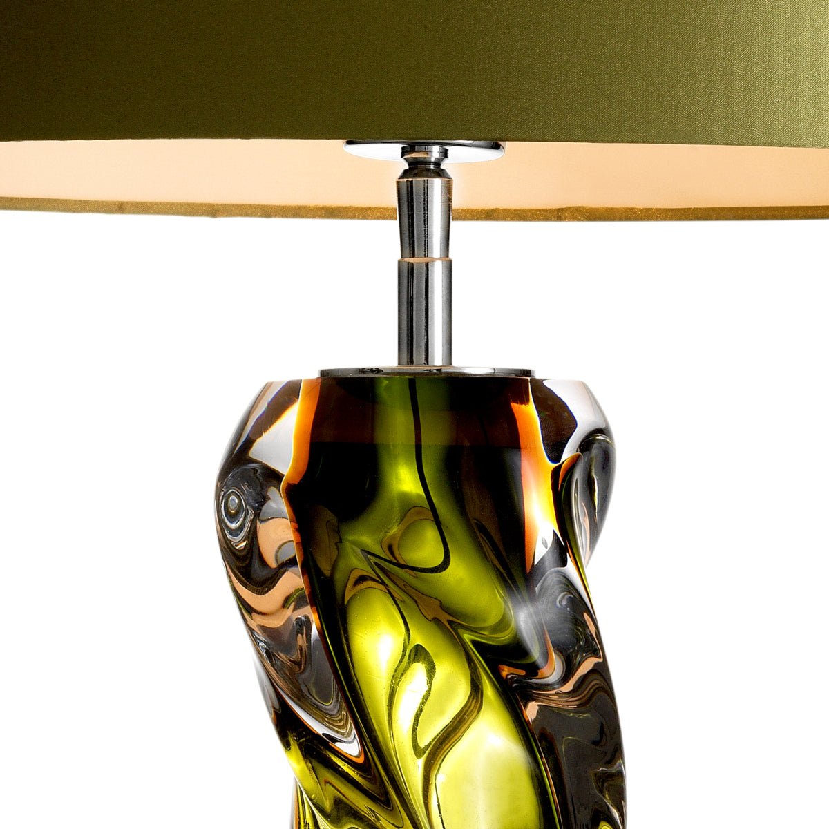 Green Glass Table Lamp Carnegie | Eichholtz Miami