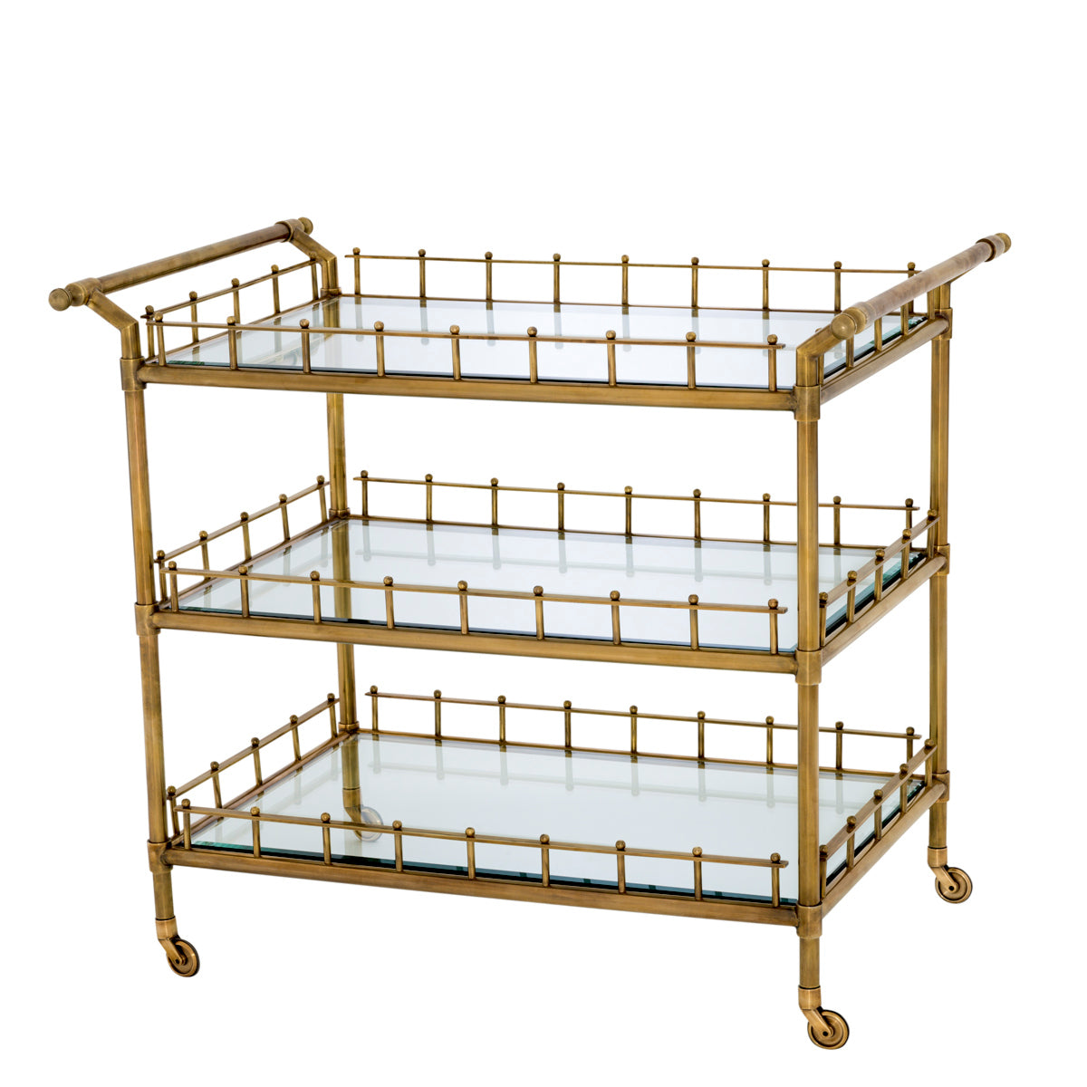 Vintage Brass Trolley Scarlett | Eichholtz Miami