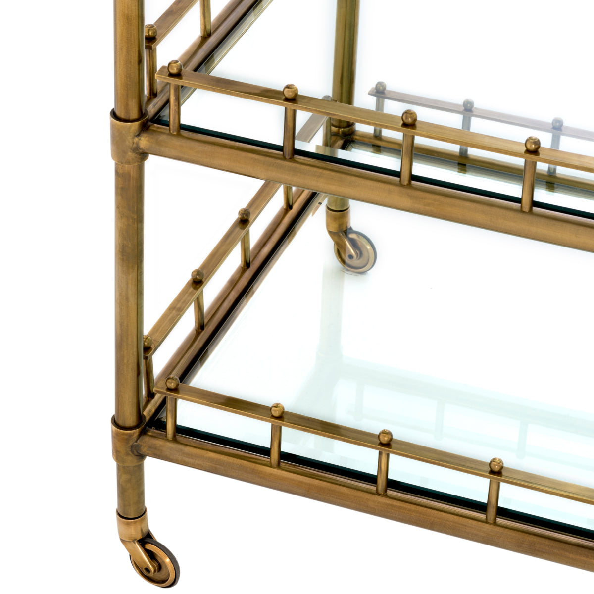 Vintage Brass Trolley Scarlett | Eichholtz Miami