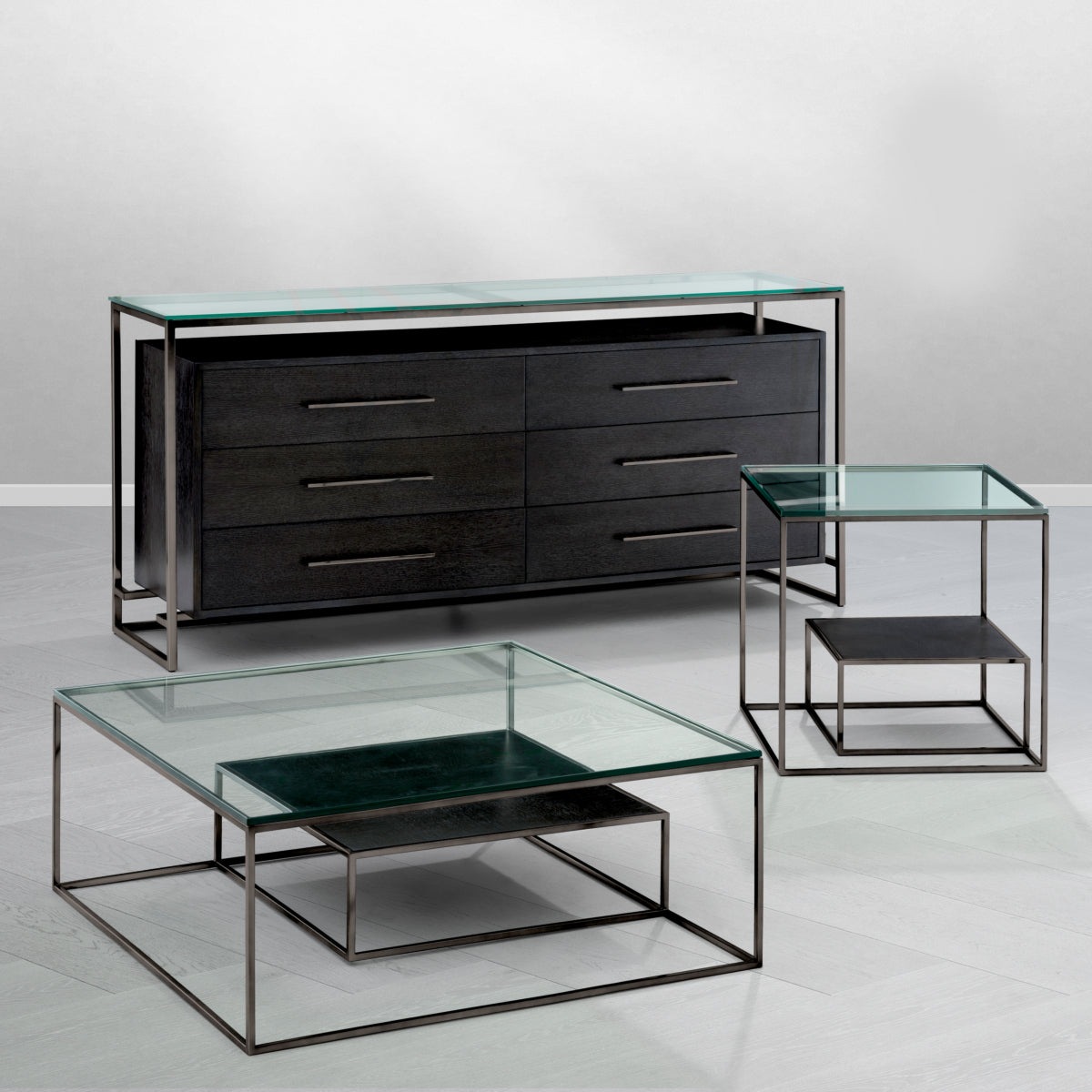 Black Oak Dresser Durand | Eichholtz Miami