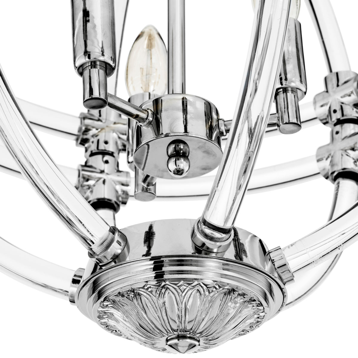 Clear Rods Chandelier Impero | Eichholtz Miami