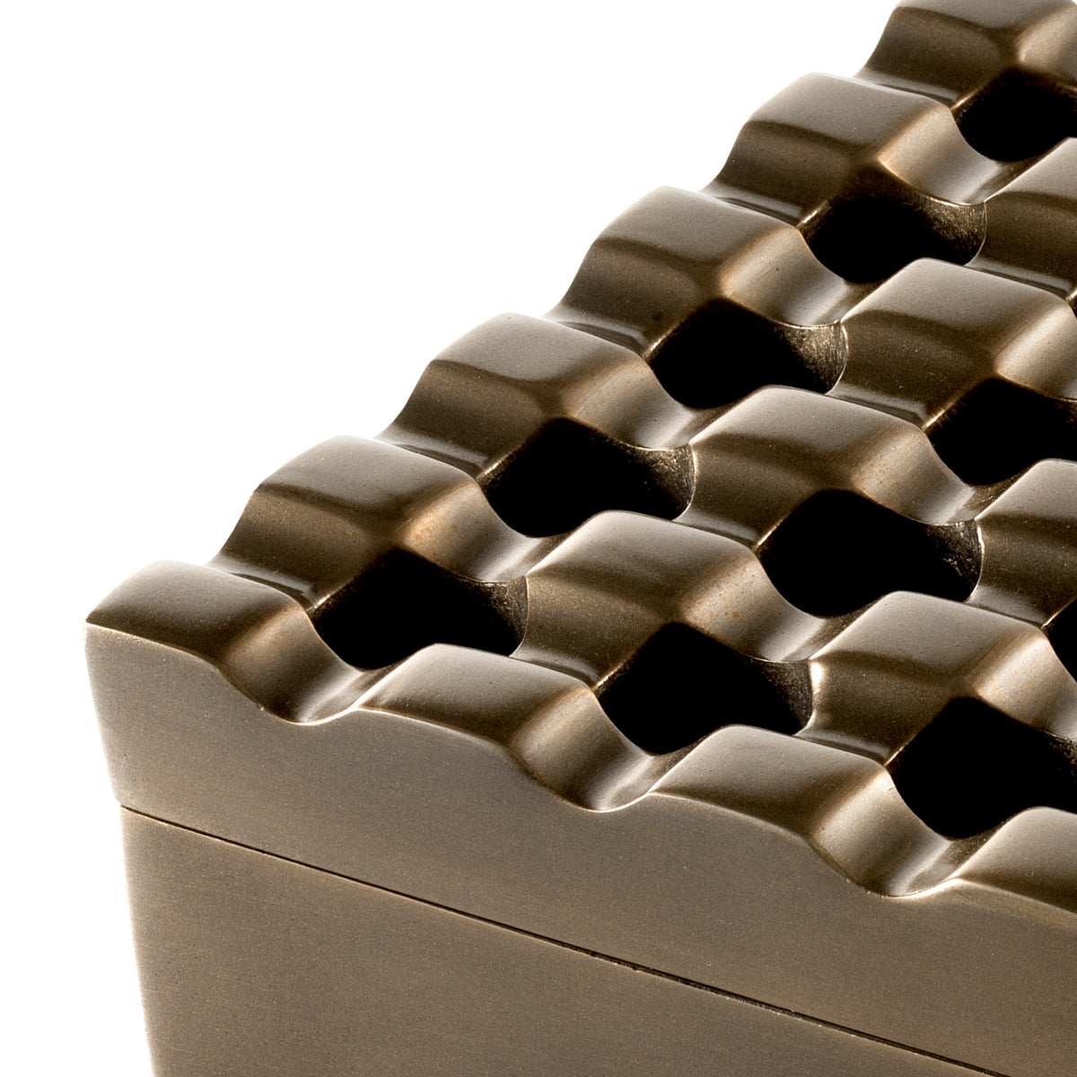 Square Brass Ashtray Deluxe | Eichholtz Miami