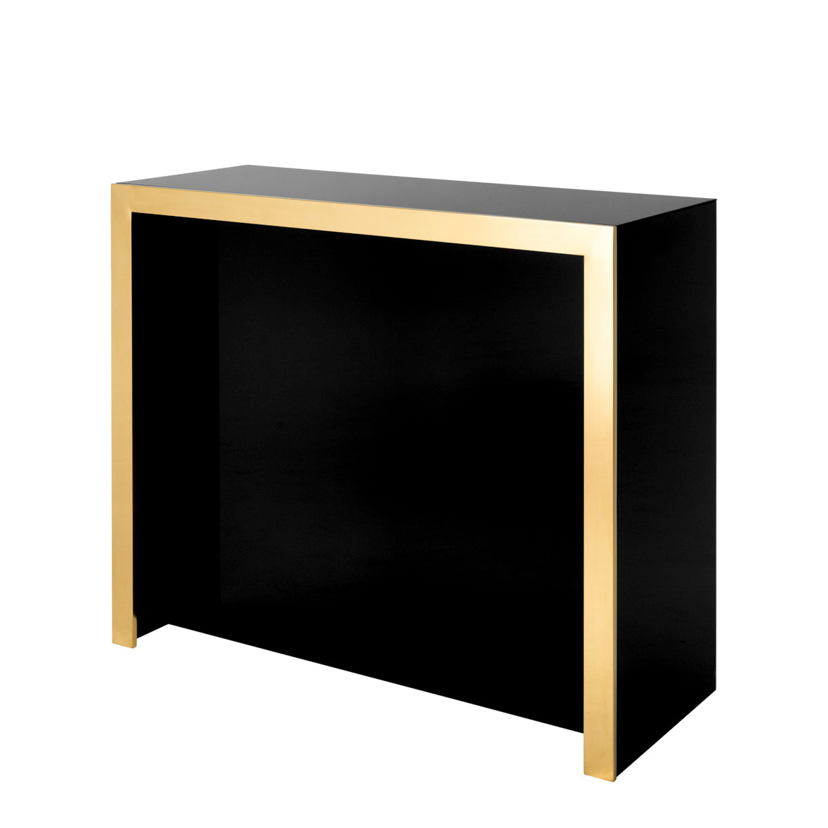 Black Glass Bar Grimaldi | Eichholtz Miami