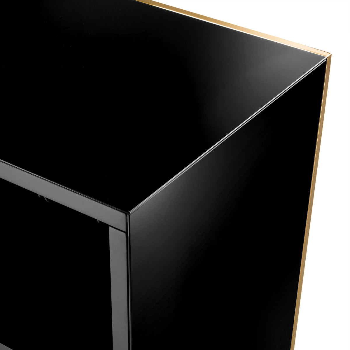 Black Glass Bar Grimaldi | Eichholtz Miami