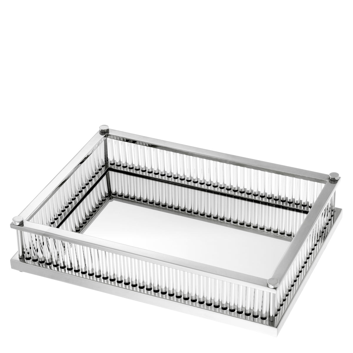 Mirror Bottom Rectangular Tray Cora | Eichholtz California