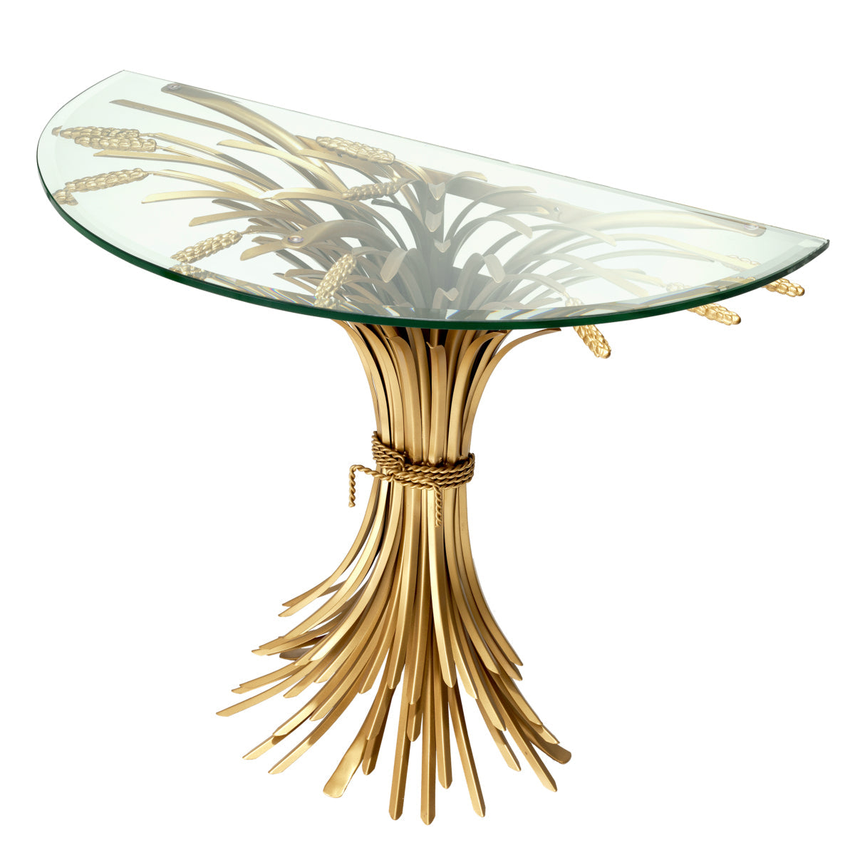 Sheaf Wheat Console Table Bonheur | Eichholtz Miami