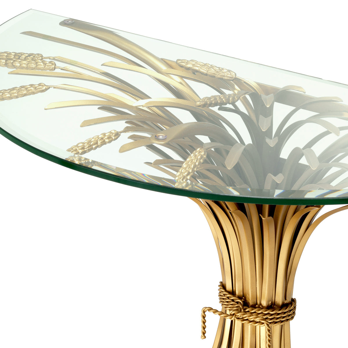 Sheaf Wheat Console Table Bonheur | Eichholtz Miami