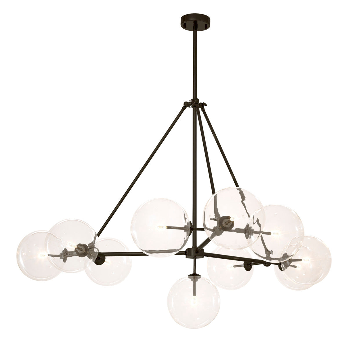 Triangular Sputnik Chandelier Bermude | Eichholtz Miami