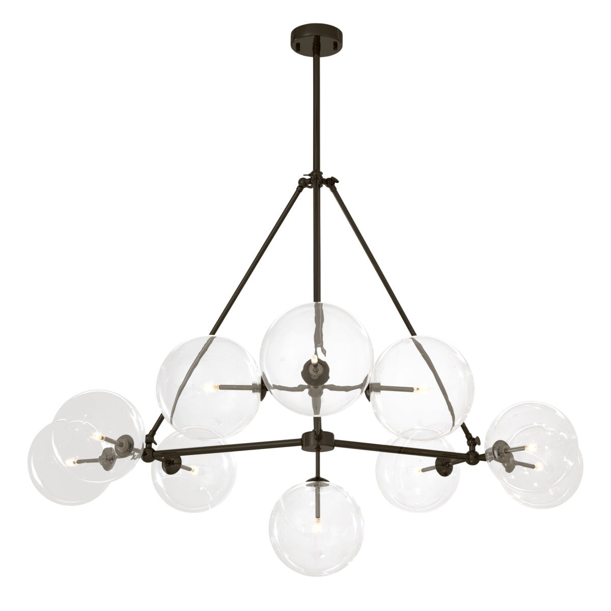 Triangular Sputnik Chandelier Bermude | Eichholtz Miami