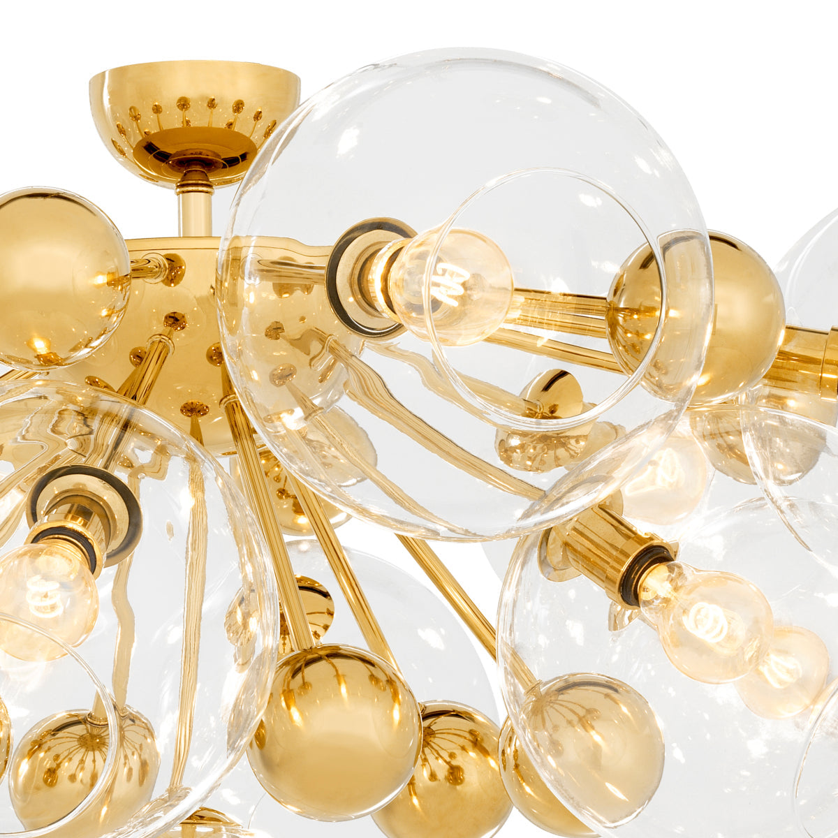 13-Bulb Ceiling Lamp Soleil | Eichholtz Miami