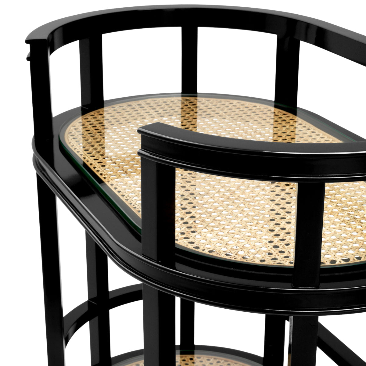 Natural Cane Oblong Trolley Bahamas | Eichholtz Miami