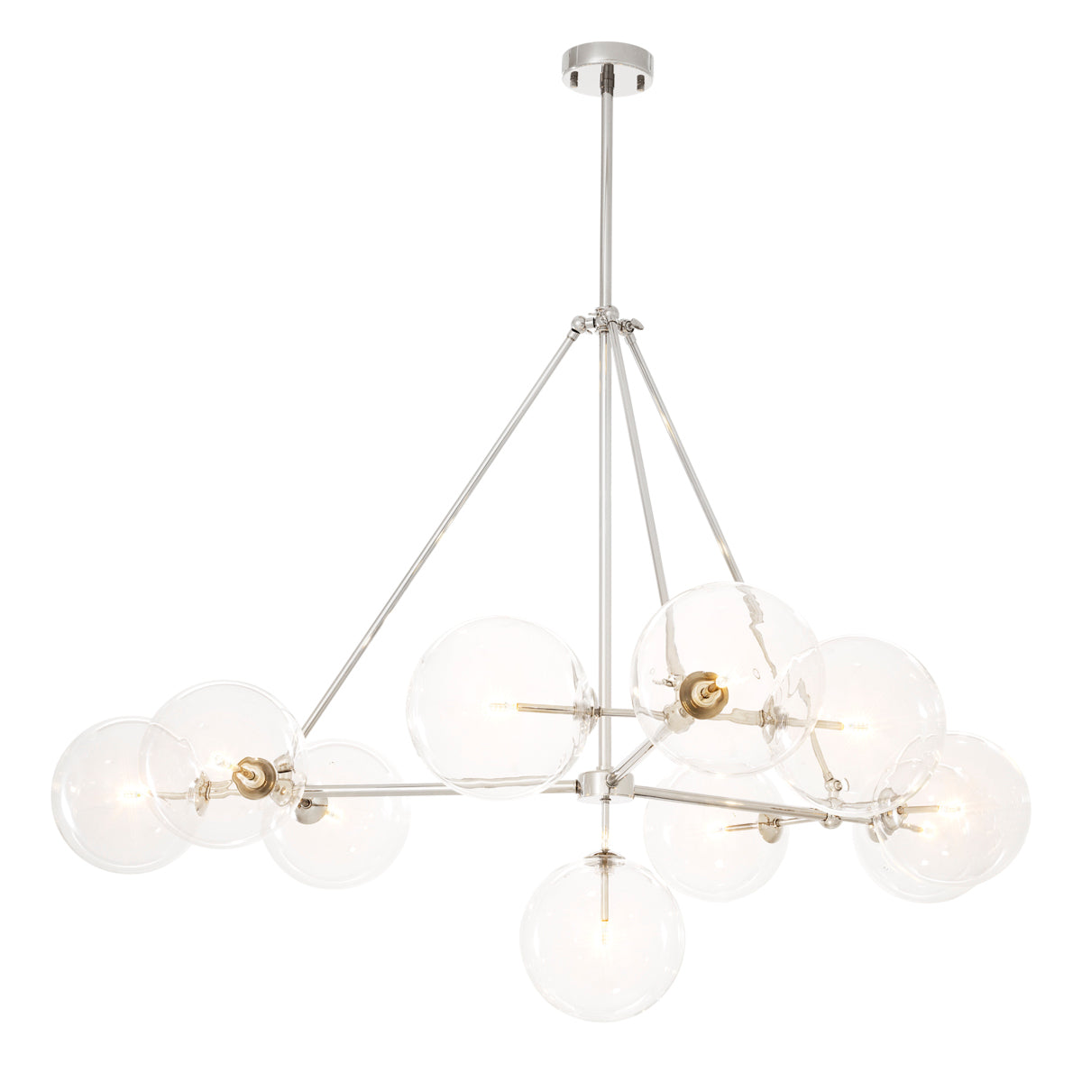 Triangular Sputnik Chandelier Bermude | Eichholtz Miami