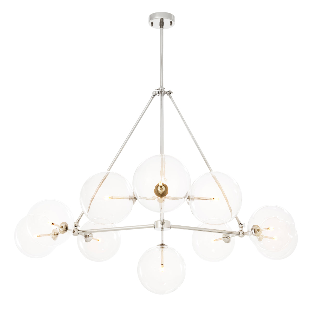 Triangular Sputnik Chandelier Bermude | Eichholtz Miami