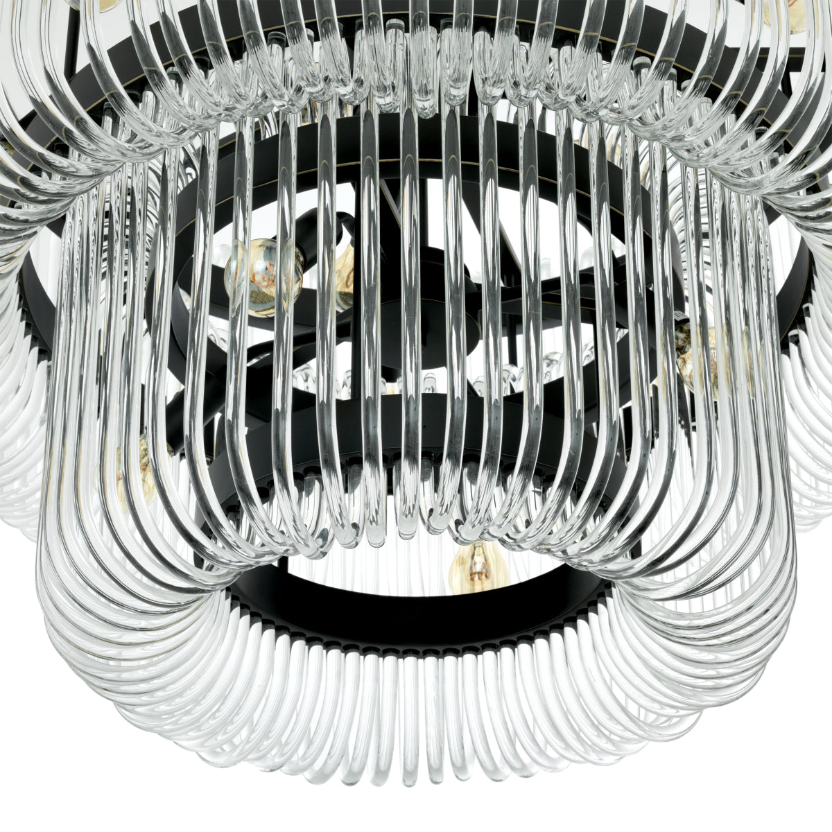 2 Tier Glass Chandelier Sutton House | Eichholtz Miami