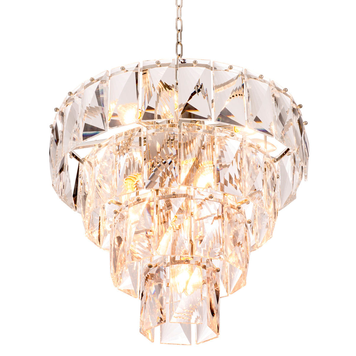 Glass Layered Chandelier S Amazone | Eichholtz Miami