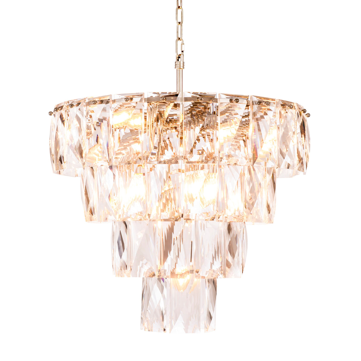 Glass Layered Chandelier S Amazone | Eichholtz Miami
