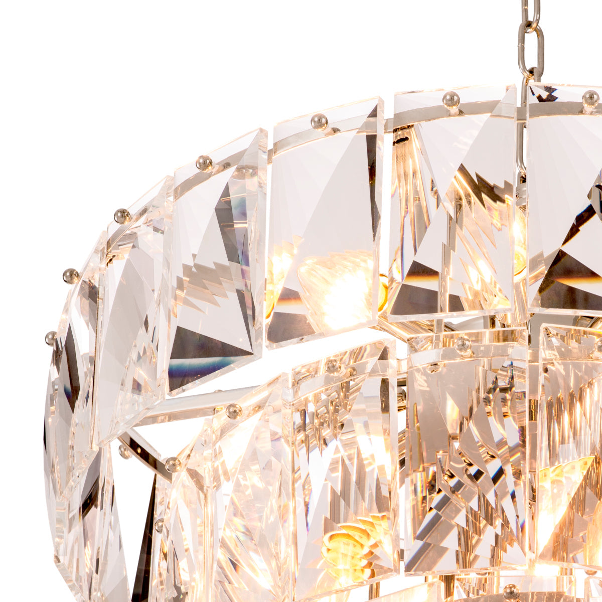 Glass Layered Chandelier S Amazone | Eichholtz Miami